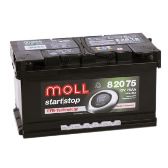 MOLL EFB Start-Stop 75 Ah 760 A обр. пол. низкий