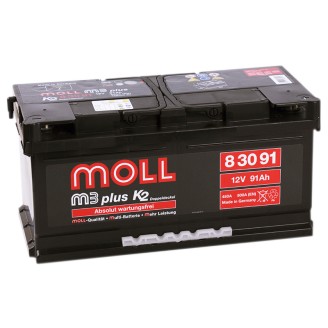 MOLL M3plus 91 Ah 800 A обр. пол. низкий