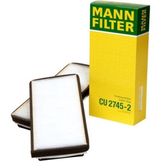 Фильтр салонный MANN CU 2745-2